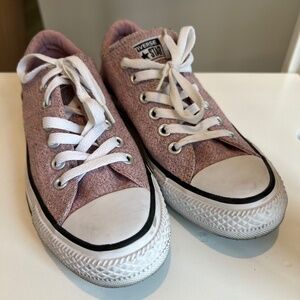 Pink converse sneakers